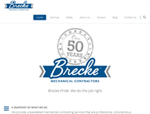 Tablet Screenshot of brecke.com